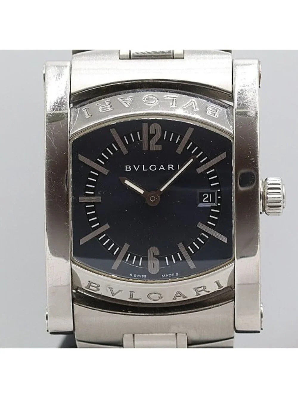 Bvlgari Bulgari Assioma Quartz Date Navy Dial 'swatch